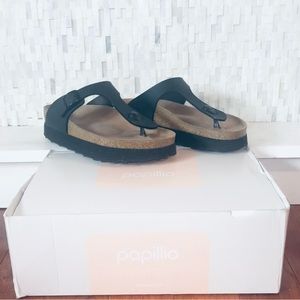 BNWT Birkenstock Gizeh Grooved platform sandals - black size 39 (8)